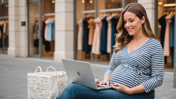 Faire du shopping en ligne pour des vêtements de maternité : conseils et astuces